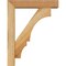 Ekena Millwork Balboa Block Rough Sawn Bracket w/ Offset Brace, Western Red Cedar, 4"W x 14"D x 18"H BKT0402X14X18BOA05RWR - alternate 2